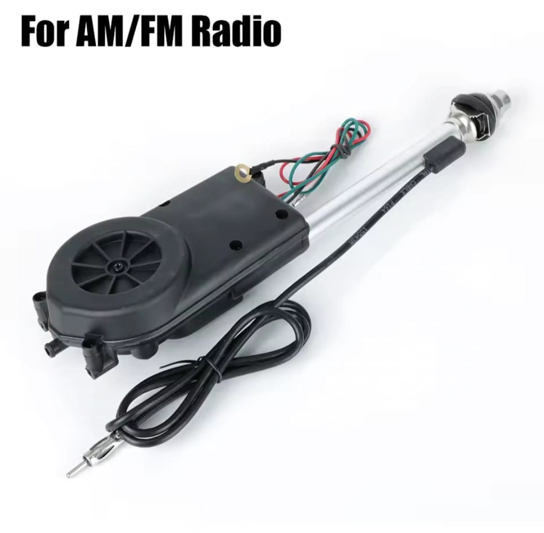 Antena automática cromada para coche clásico