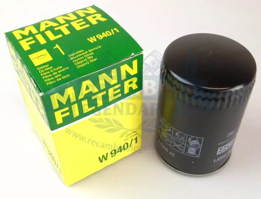 Filtro de aceite MANN W 940/1  Dodge Dart Barreiros, Dodge 3700 y 3700 GT