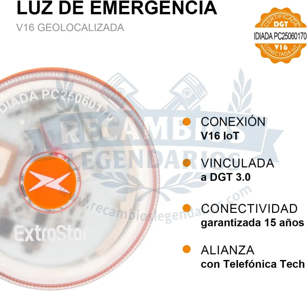 Baliza V16 Homologada DGT Geolocalización 3.0