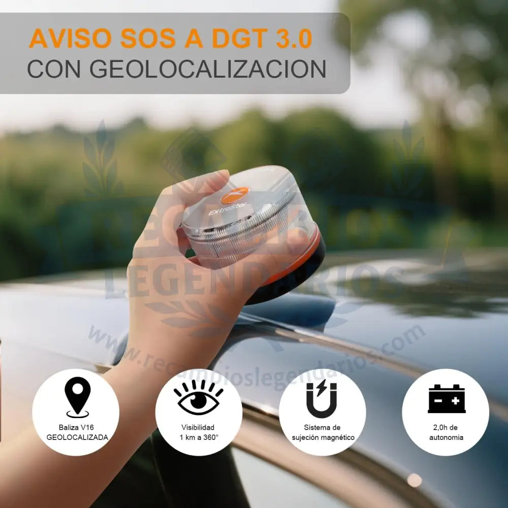 Baliza V16 Homologada DGT Geolocalización 3.0