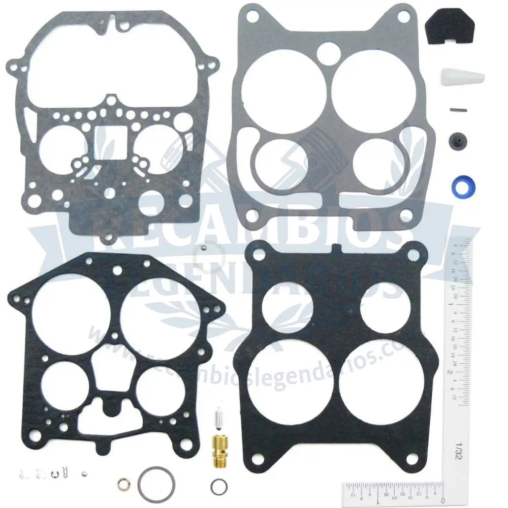 Kit de reparación Carburador Rochester Quadrajet 4MV Cadillac 67-69 Pontiac 68-69 15432A